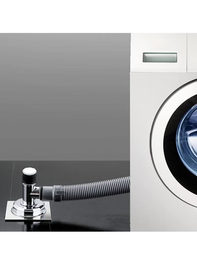 Drain Pipe Floor Drain Connector Durable and Non Slip Three Way Downpipe Interface Washing Machine Drain Pipe Floor Drain Connector - Image 2