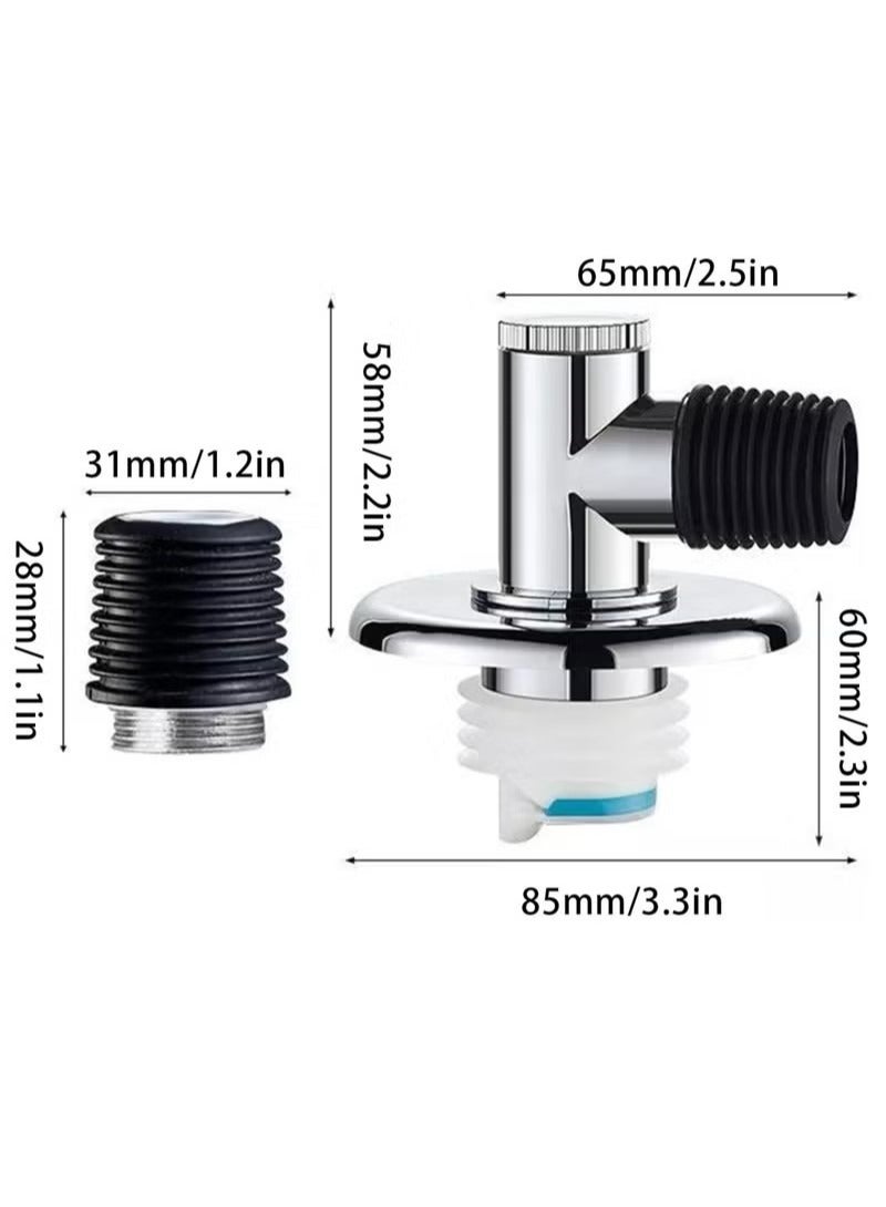Drain Pipe Floor Drain Connector Durable and Non Slip Three Way Downpipe Interface Washing Machine Drain Pipe Floor Drain Connector - Image 4