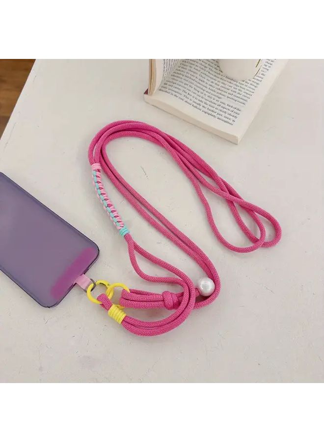 Red Adjustable Anti Loss Phone Lanyard with Clip for Women Hands Free Travel Essential - Image 5