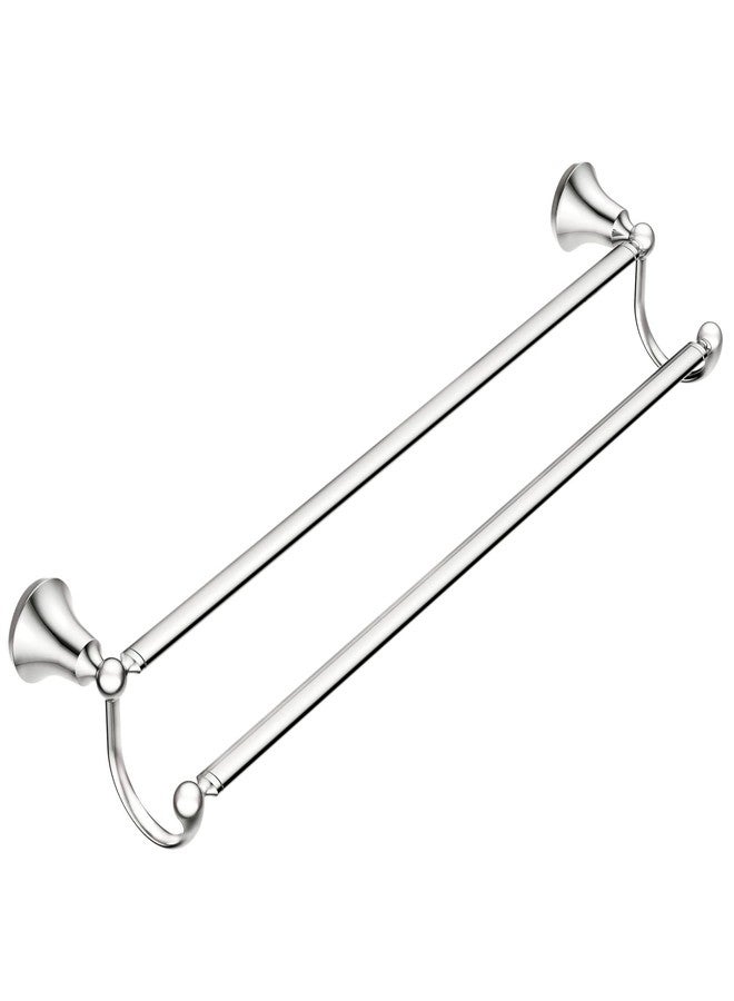 MOEN موين YB5222CH وينفورد قضيب منشفة مزدوج بطول 24 بوصة، كروم - Image 3