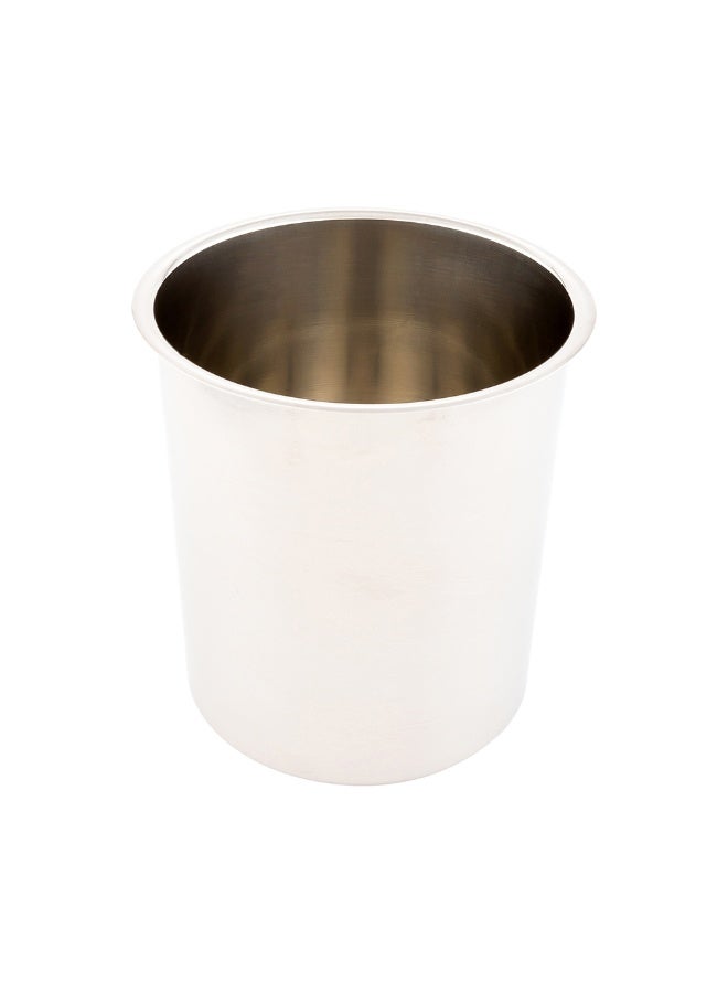 Restaurantware Met Lux 4.5 Quart Bain Marie, 1 Corrosion-Resistant Bain Marie Pot - For Hot And Cold Food, Serve Or Store Food, Stainless Steel Food Pot, Lid Sold Separately, - Image 1