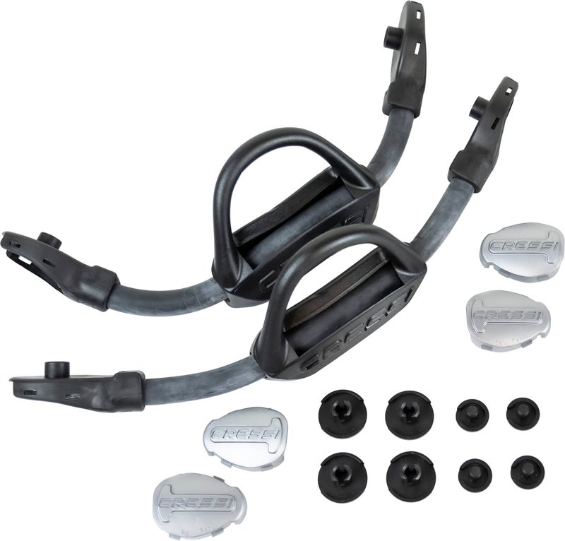 Cressi EBS Fin Strap ReactionFrog Plus Black Regular Fit SM ML - Image 2