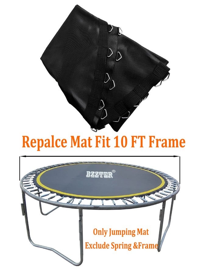 Bzzter Trampoline Replacement Mat 10ft，Trampoline Mat Fit 10ft Frame with 60 Rings 102.8 Inch Diam Match 5.3-5.7 Inch Spring, Without Frame and Springs(Only Trampoline Mat), w/Spring Tool and Gloves - Image 4