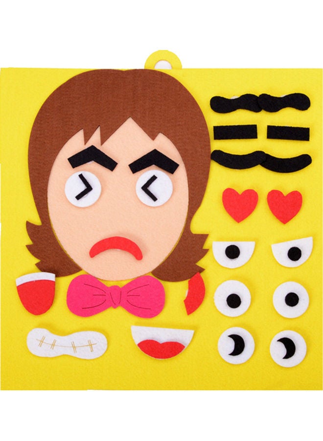 Non-Woven Five Sense Organs Jigsaw Puzzles Set - Image 1