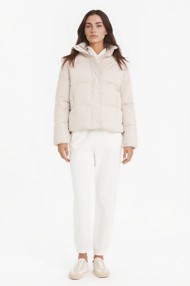 DeFacto Regular Fit Hooded Puffer Jacket - Image 2