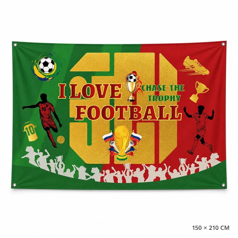 WU Cross-Border New World Cup Themed Background Banner - Cheerleading Props for  Fans - Image 1