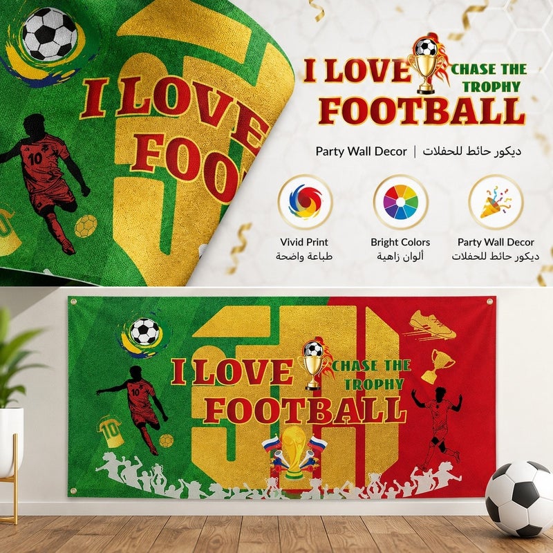 WU Cross-Border New World Cup Themed Background Banner - Cheerleading Props for  Fans - Image 3