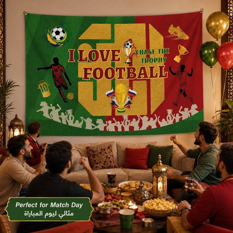 WU Cross-Border New World Cup Themed Background Banner - Cheerleading Props for  Fans - Image 4