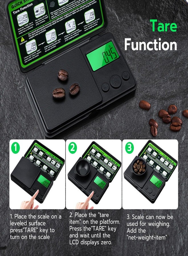 Mcbazel Digital Pocket Gram Scale 500g x 0.01g High Precision Mini Kitchen Scale with LCD Display for Food, Jewelry, Coin, Coffee, Grains, Powder Medicine - Image 5