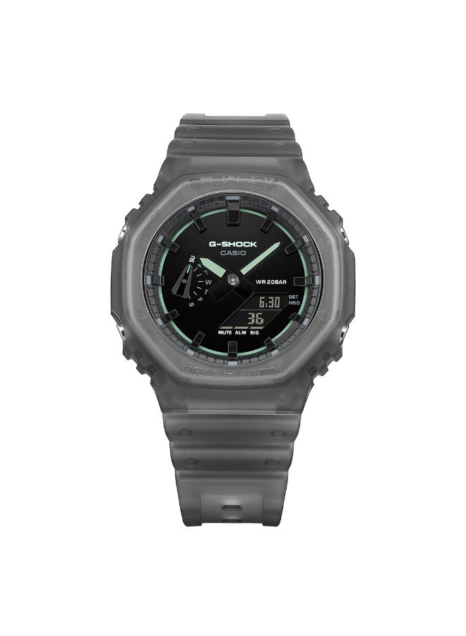 كاسيو ساعة يد كاسيو جي-شوك (G-Shock) تناظرية-رقمية، لون رمادي شفاف - Image 2