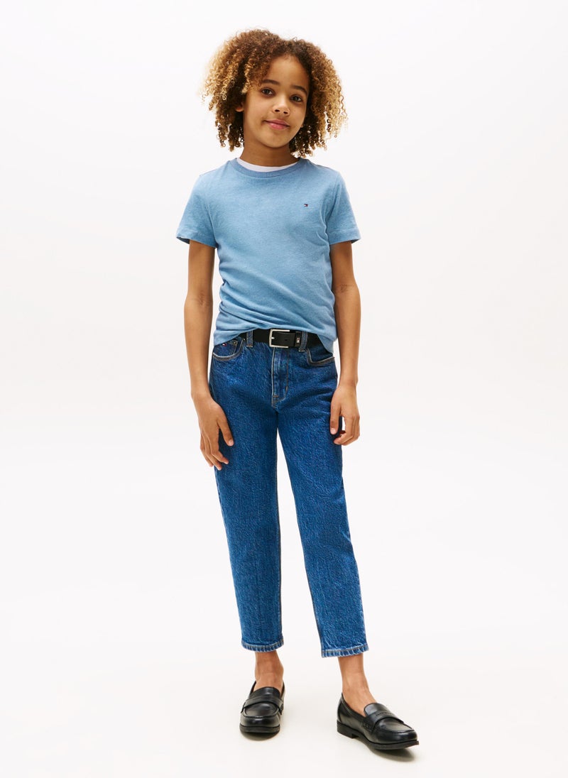 TOMMY HILFIGER Kids Crew Neck Short Sleeve T-shirt  - Image 4