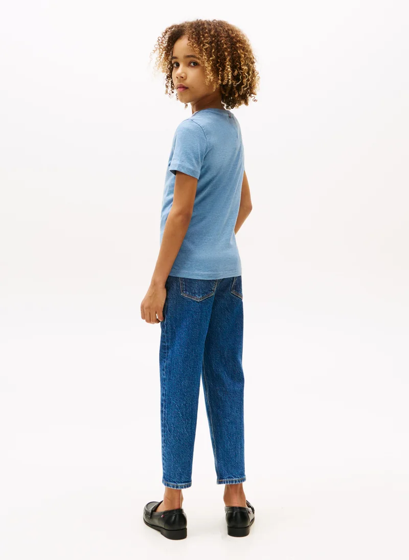 TOMMY HILFIGER Kids Crew Neck Short Sleeve T-shirt