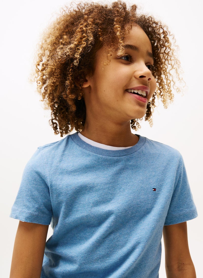 TOMMY HILFIGER Kids Crew Neck Short Sleeve T-shirt  - Image 3