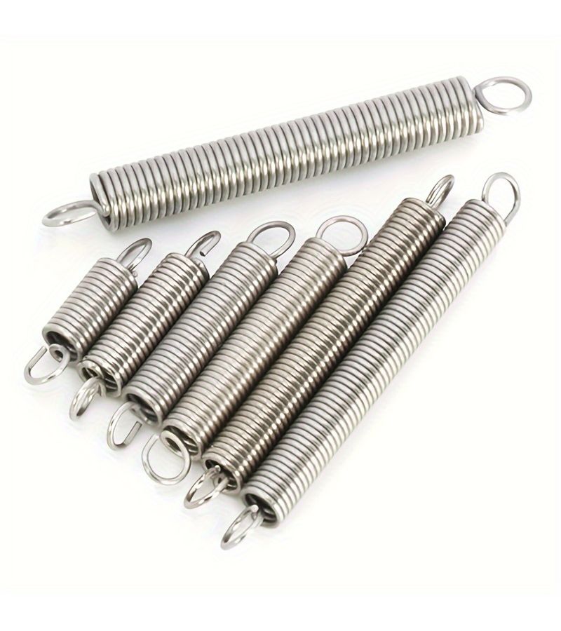 5Pcs Heavy Duty Stainless Steel Tension Springs with Hooks Rust Resistant Easy Installation for Home Repairs - Image 4