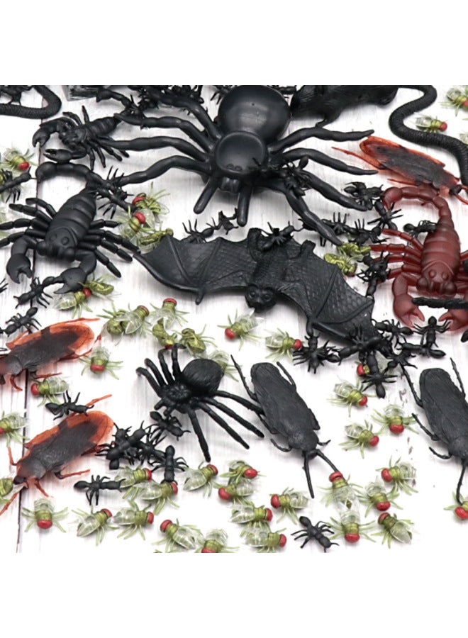 Loquat Trick Toys Chest Box Chest Box Insect Set Dress Up Trick Scary Toys-Color:Style Four (130PCs) - Image 5