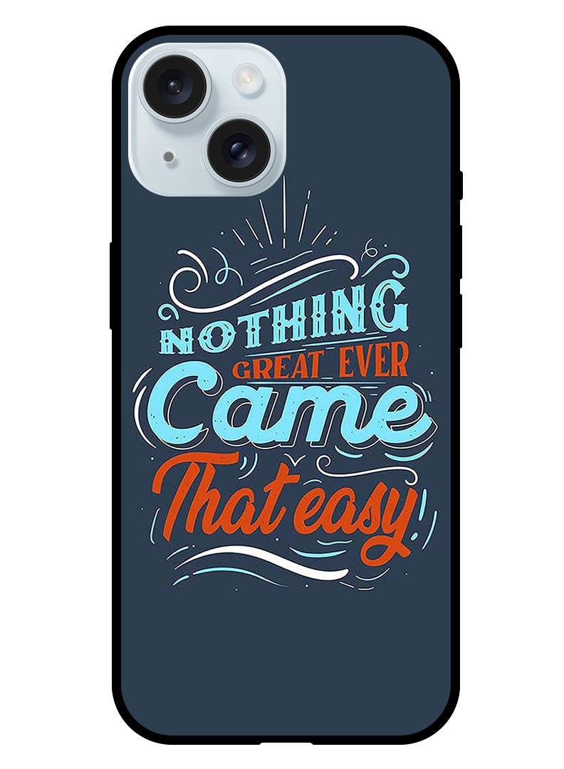 Theodor Protective Case Anti Scratch Shock Proof Bumper Cover For iPhone 15 Nothing Great - Image 1