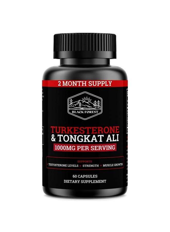 Black Forest مكمل تركيستيرون من غابة بلاك 1000 ملغ لكل حصة (نقاء أقصى 95%) مكمل تركيستيرون للرجال (تونغكات علي للرجال لونغ جاك 200:1) مشابه لتونغكات علي فادوجيا أغريستيس - Image 1