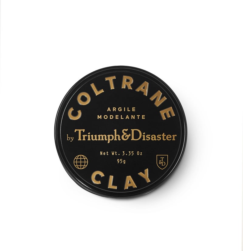 TRIUMPH & DISASTER Coltrane Clay  335oz Designer Matte Medium Hold Conditioning Hair Styling Clay Natural White Clay Beeswax  Pracaxi Oil - Image 4