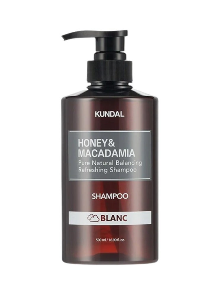 KUNDAL - Honey & Macadamia Pure Natural Balancing Refreshing Shampoo Blanc 500 mL - Image 1