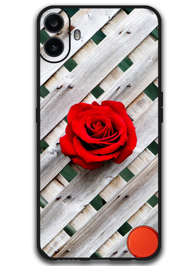 Theodor Protective Case Anti Scratch Shock Proof Bumper Cover For Nothing CMF Phone 1 rose_fence_wall - Image 1