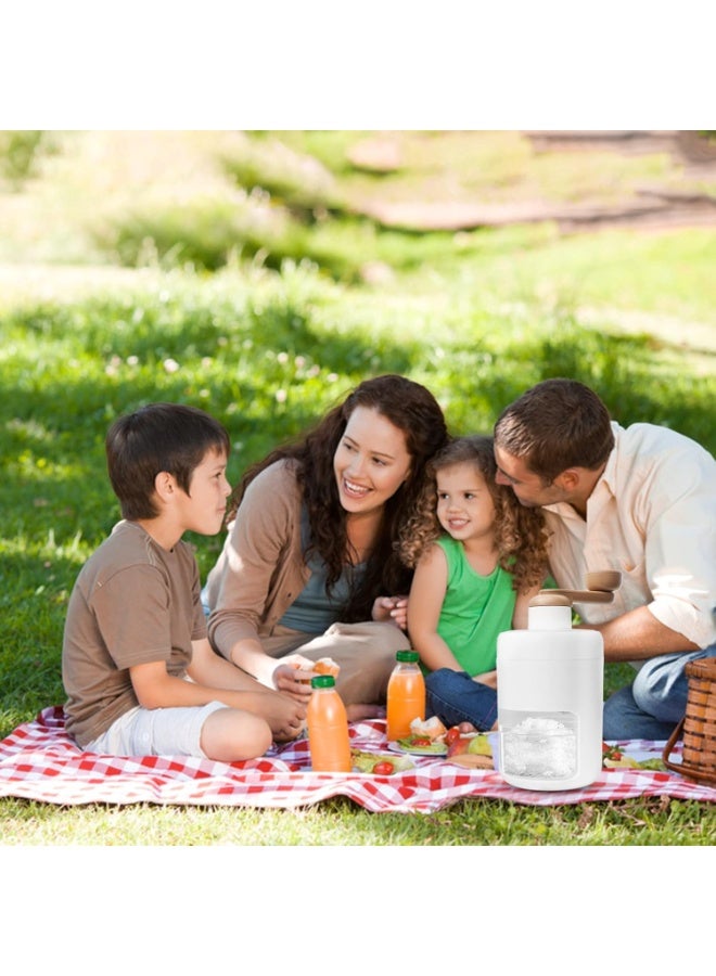 إم مياويان آلة حلاقة الثلج وصانعة السلاش – ماكينة ثلج محمولة لتكسير الجليد وصنع الثلج المبشور مع قوالب ثلج خالية من BPA - Image 2