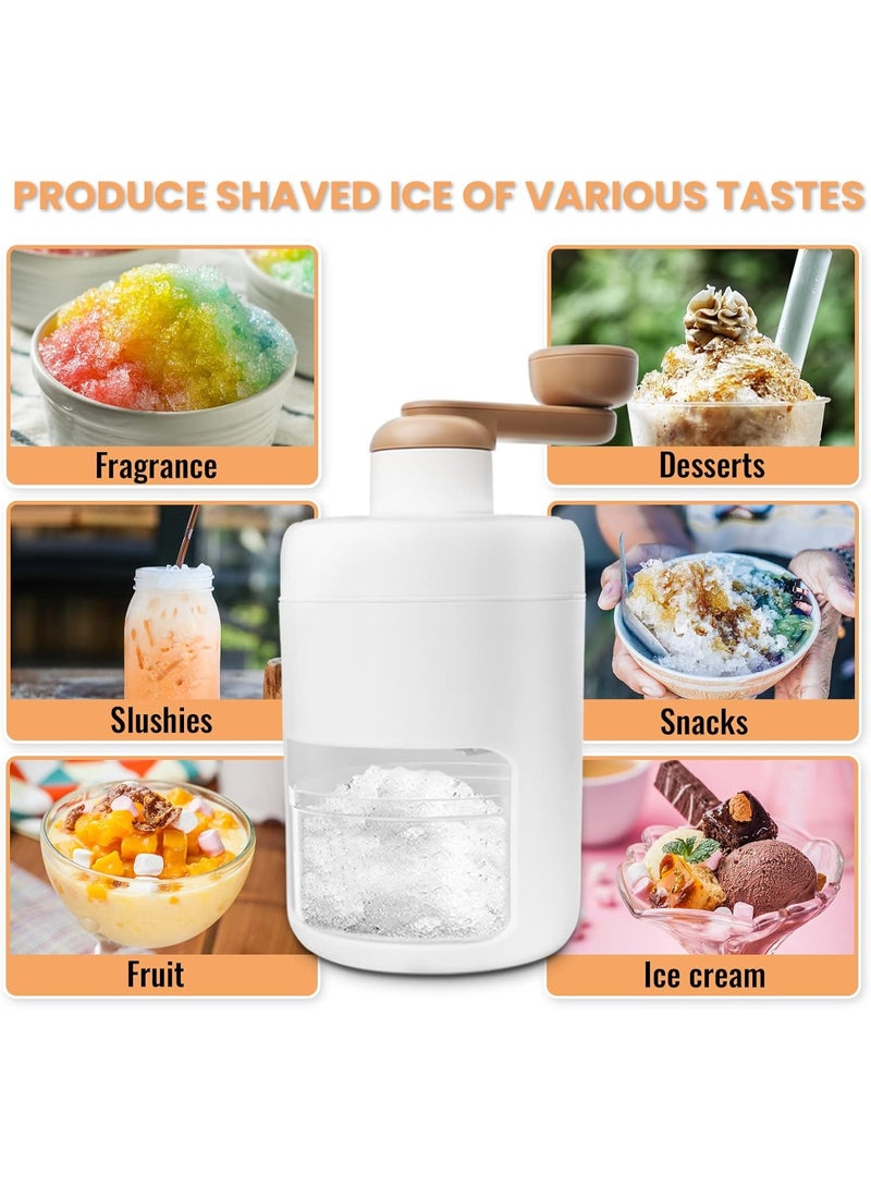 إم مياويان آلة حلاقة الثلج وصانعة السلاش – ماكينة ثلج محمولة لتكسير الجليد وصنع الثلج المبشور مع قوالب ثلج خالية من BPA - Image 4