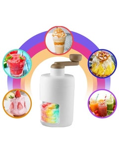 M MIAOYAN Ice shaver, snow cone maker, smoothie maker with stainless steel blades for ice cream, snow cones, cocktail maker, shaved ice, smoothies, manual ice crusher for kids and adults  - Image 2