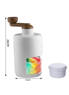 M MIAOYAN Ice shaver, snow cone maker, smoothie maker with stainless steel blades for ice cream, snow cones, cocktail maker, shaved ice, smoothies, manual ice crusher for kids and adults  - Image 4