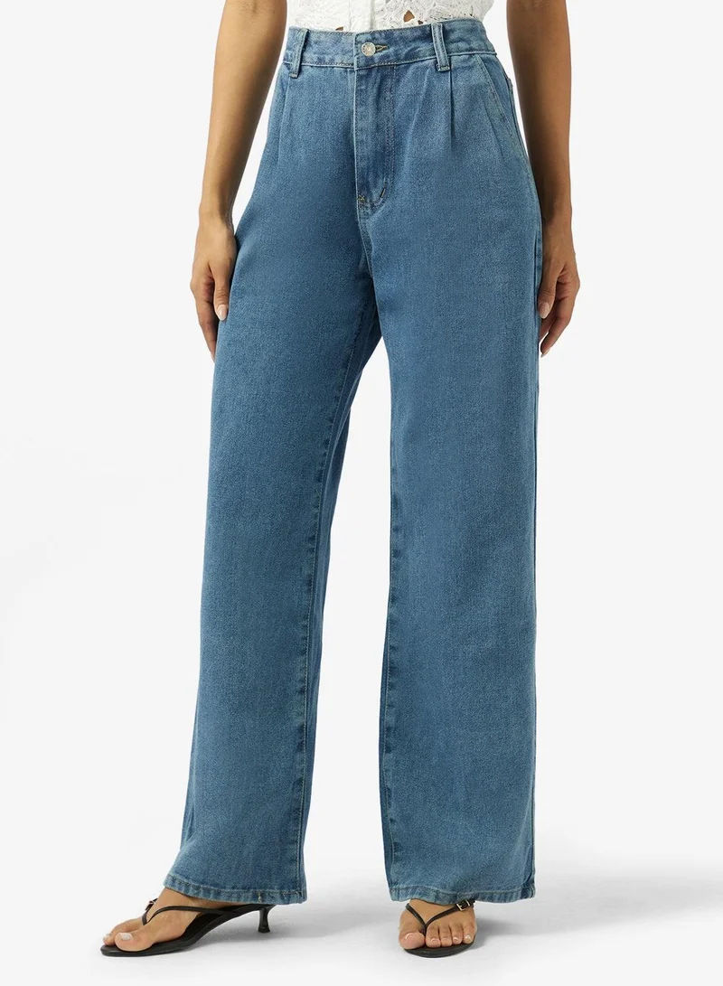 Ginger Low Rise Straight Fit Jeans