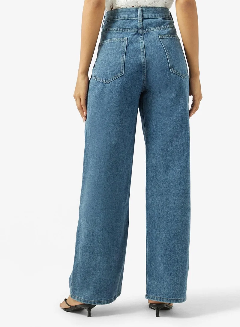 Ginger  Low Rise Straight Fit Jeans for Women | Best Price UAE