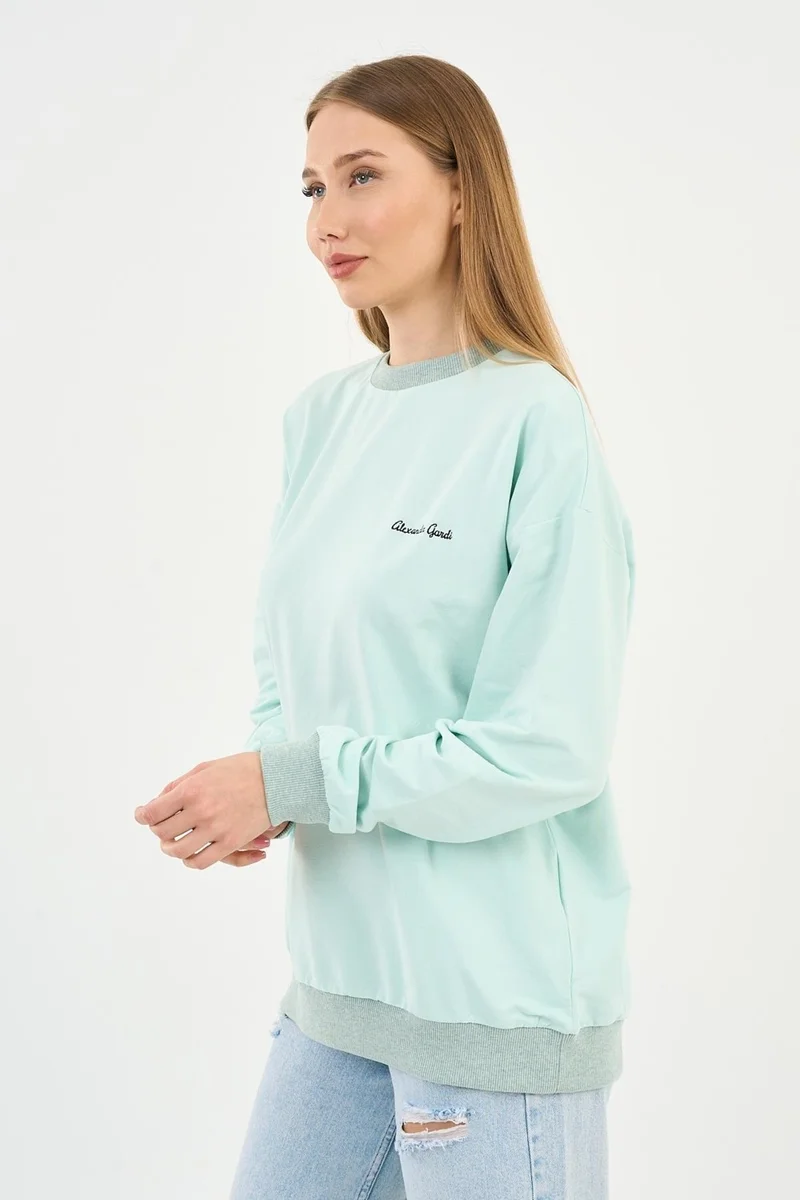 الكسندر جاردي Alexandergardi Crew Neck Sweatshirt (B23-0020)