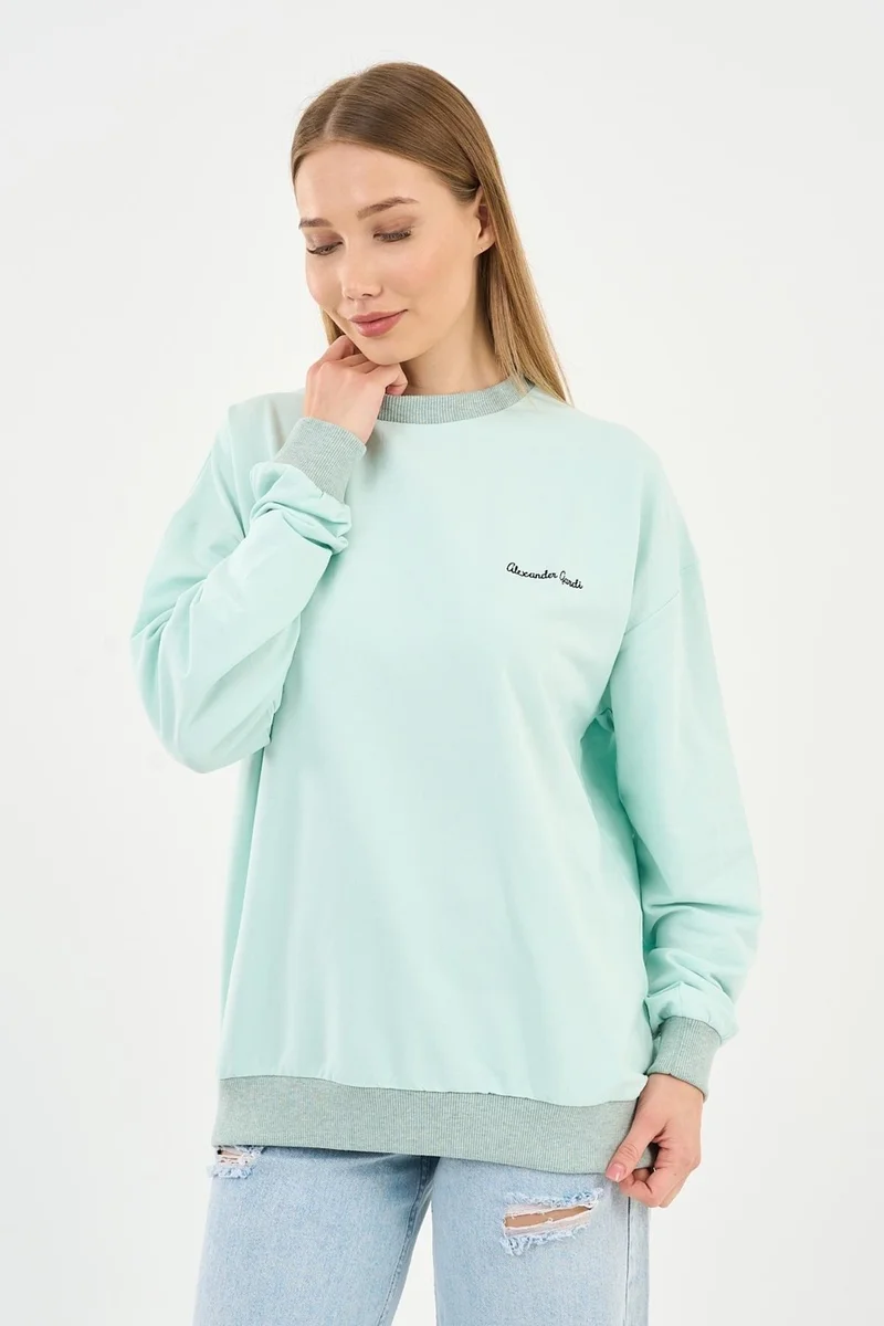الكسندر جاردي Alexandergardi Crew Neck Sweatshirt (B23-0020)