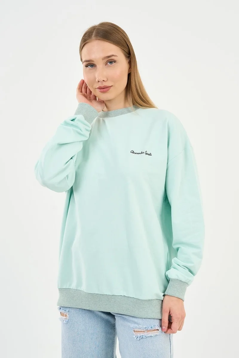 الكسندر جاردي Alexandergardi Crew Neck Sweatshirt (B23-0020)