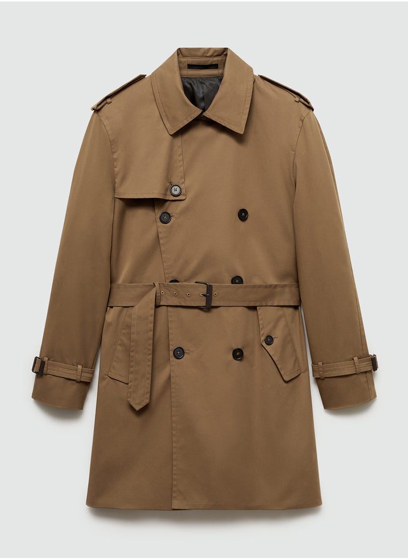 Mango Man Leather Fur-Effect Jacket  - Image 5