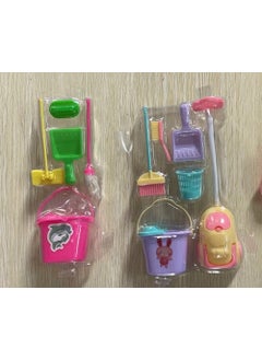 Marimari 11 Piece Model Doll Cleaning Set Compatible for Frozen-Barbie-Cindy 