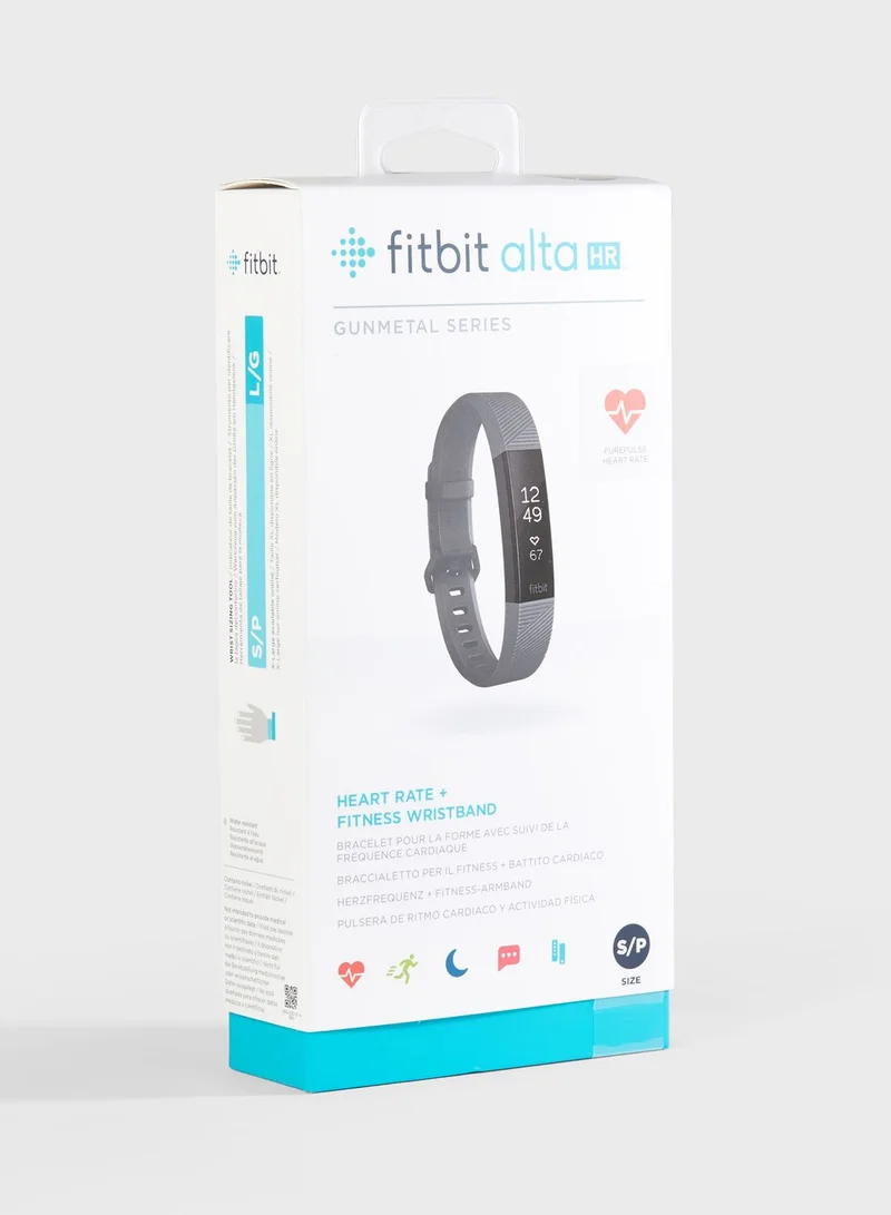 Fitbit Small Alta HR Wristband - Gunmetal Edition