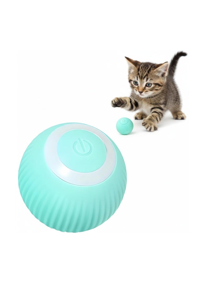FUNFY Interactive Smart Rolling Toy for Cats and Small Puppies, Automatic Jumping Vibrating 360° Rotating Pet Toy, Keeps Indoor Cats and Puppies Active and Engaged, Fun Gift for Pets - Image 1