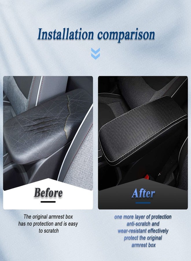 BIBIBO for Trailblazer 2024 2025 2026 Accessories,Center Console Armrest Cover for 2021-2026 Chevy Trailblazer Arm Rest Cover,2025 Trailblazer Car Arm Rest Pad Seat Box Cover,Trailblazer Console Cover - Image 4