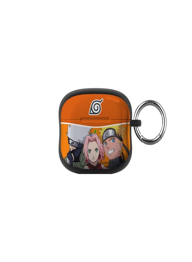 iFace Naruto Shippuden Anime Collection Case [ Compatible with AirPods Pro 1/Pro 2] - Protective Cover [Carabiner Clip Included] [Wireless Charging Capable] - Naruto/Kakashi/Sakura - Image 1