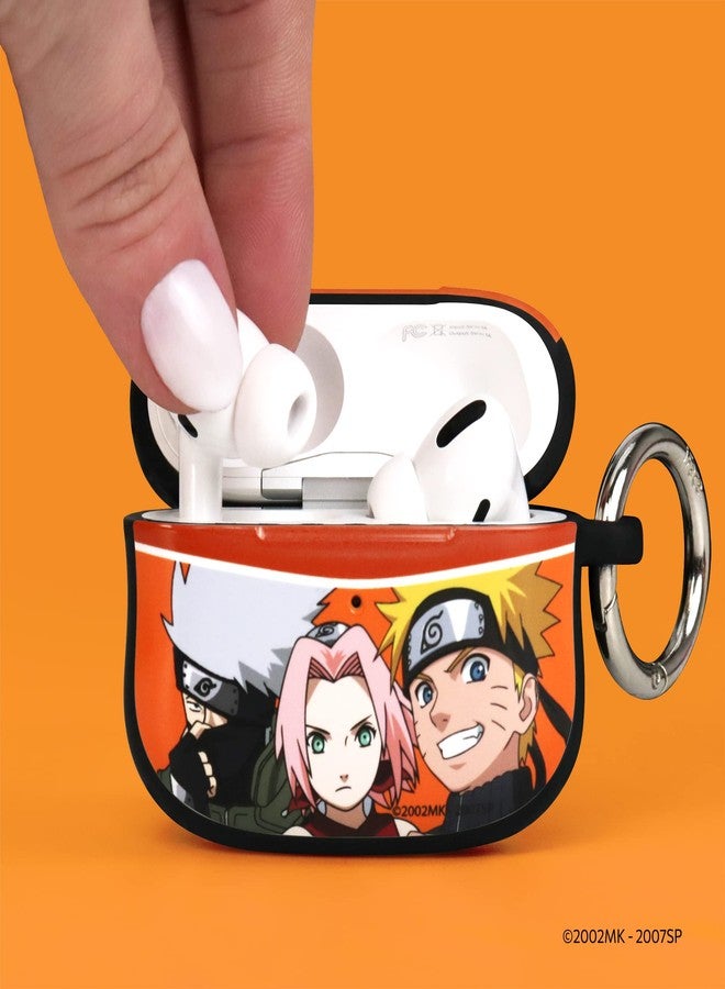 iFace Naruto Shippuden Anime Collection Case [ Compatible with AirPods Pro 1/Pro 2] - Protective Cover [Carabiner Clip Included] [Wireless Charging Capable] - Naruto/Kakashi/Sakura - Image 4
