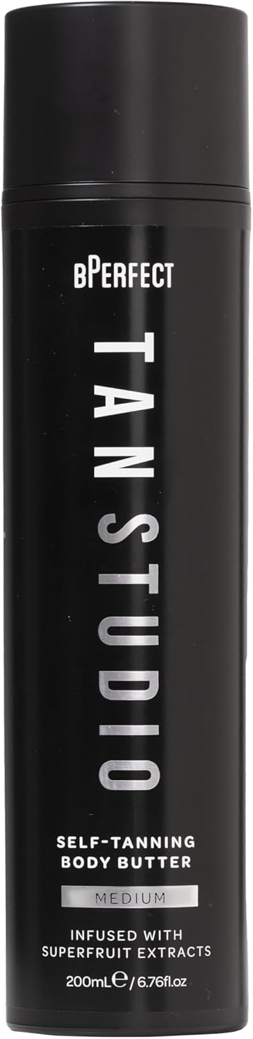 بريفيكت تان ستوديو زبدة الجسم للتسمير التدريجي مع زبدة الشيا والألوة فيرا متوسطة 200 مل