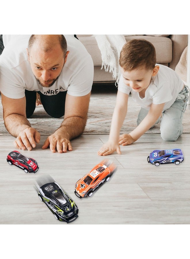 ArtCreativity Pullback Flip Cars for Kids - Set of 12 Stunt Toy Cars in 8 Designs - Diecast Mini Race Cars for Boys and Girls - Fun Retro Car Toys for Racing and Tricks - Image 2