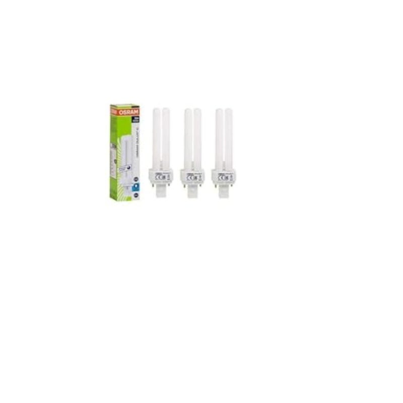 Home Decorative CFL Bulb, Plastic Glass, Cool White, High Quality Durable, 13 Watt Energy Saving, 2 Pin Day Light Double Twin Tube, Pack of 3 - Image 2