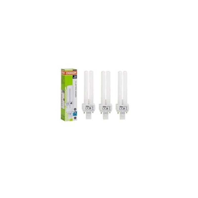 Home Decorative CFL Bulb, Plastic Glass, Cool White, High Quality Durable, 13 Watt Energy Saving, 2 Pin Day Light Double Twin Tube, Pack of 3 - Image 5
