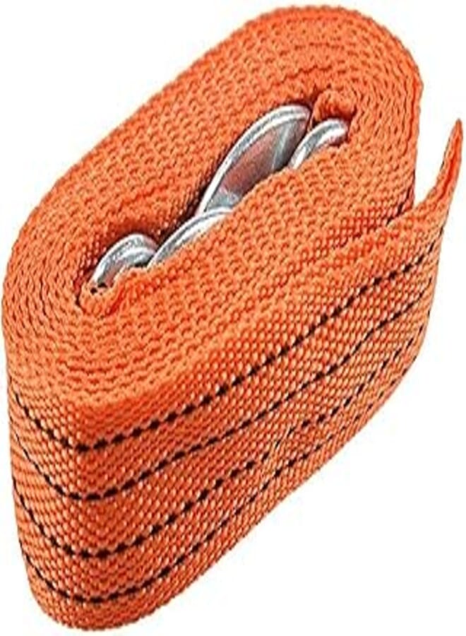 Generic Self-Rescue Car Tow Rope Strap Belt Nylon Hook Towing Cable Trailer, 3m, 3tons 