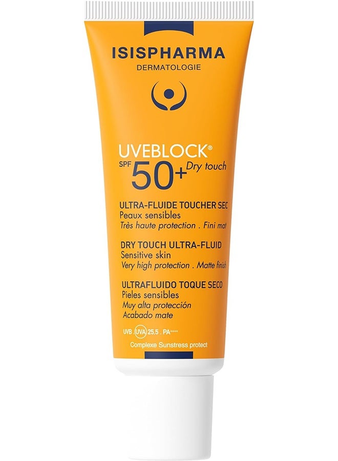 ISIS PHARMA ISISPHARMA  UVEBLOCK DRY TOUCH SPF50+ 40ml，Very High Protection Spf 50+ - Image 1
