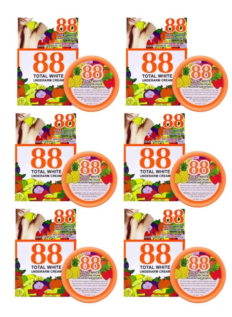 888 TOTAL WHITE 6-piece underarm whitening cream