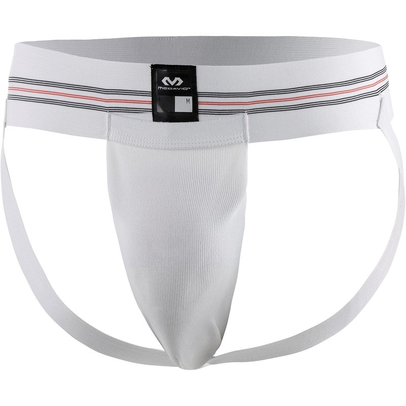 McDavid Classic Cup Supporter with Adult Flex Cup, White, Large - Image 4