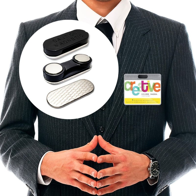 6Pcs Self Adhesive Magnetic Clips Strong Hold for Screens Notes Keys - Image 4
