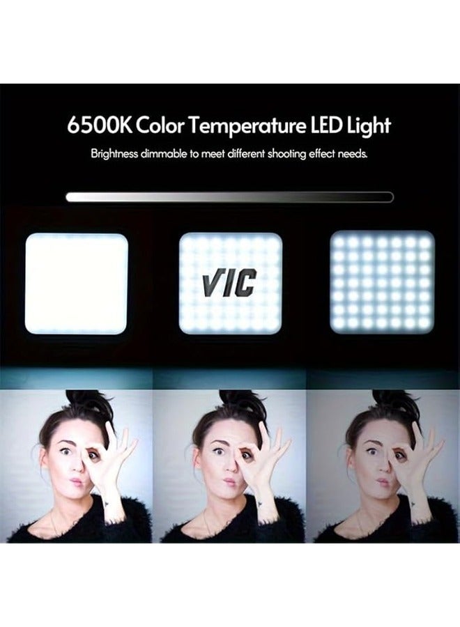 Universal Modular Video Rig Kit for iPhone,Smartphones,Action Cameras-Complete Journalist Kit Remote control,Tripod,Gun Microphone,2*LED Lights - Image 5